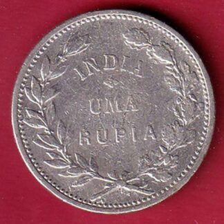 “UNC’ Portuguese India Uma rupee 1912 BEAUTIFUL SILVER COIN- FC8429