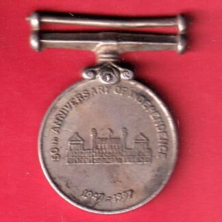 MEDAL:- 50TH ANNIVERSARY OF INDEPENDENCE 1947-1997 RARE MEDAL :-F9530