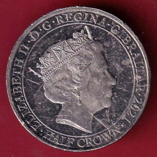 Elizabeth ii D.G Regina Gibraltar 2020 Half crown  – F9564