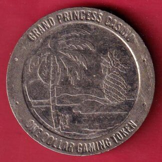 world coin :- GRAND PREINCESS CASINO ONE DOLLAR GAMING TOKEN – F9575