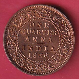 British india 1936 George v one quarter anna copper coin– F9597