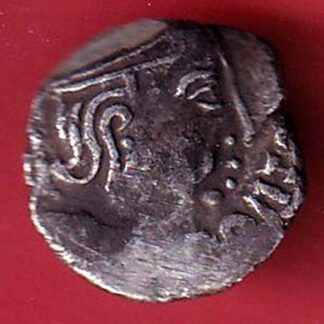 ANCIENT INDIA KSHATRAP DYNASTY KINGS PORTRAIT RARE SILVER Coin– F9604