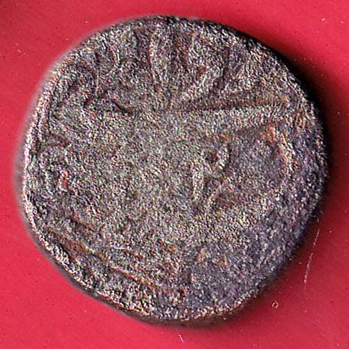 Akbar Urdu Zafar qarin one Dam copper coin– F9607