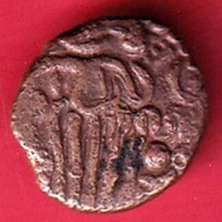 ANCIENT INDIA RAJA RAJ CHOLA CHOLA DYNASTY OCTOPUS MAN COIN – F9647