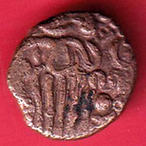 ANCIENT INDIA RAJA RAJ CHOLA CHOLA DYNASTY OCTOPUS MAN COIN – F9647