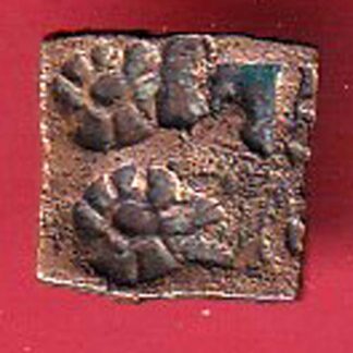 ancient cetral india copper punchmark ujjainy symbols on coin - FC8731