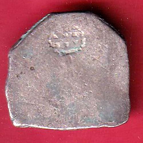 ANCIENT INDIA MAURYAN PERIOD MAGADH DYNASTY SILVER PUNCHMARK– FC8742 - Image 2