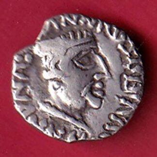 ANCIENT INDIA NAHAPAN DYNESTY KINGS PORTRAIT SILVER COIN - FC8763