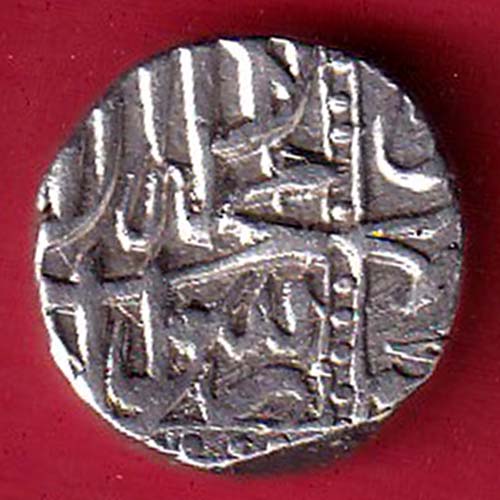 MUGHALS MOHD. AKBAR MAHMUDI SILVER COIN– FC8801 - Image 2
