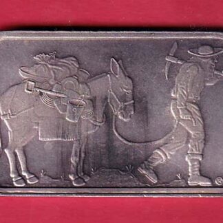 silver bar: Weight – 31.16 gm: silver towne winchester indiana  one ounce 999 fine silver – FC8812