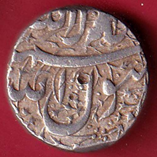Mughals Jahangir Ahmednagar Mint One Rupee Silver coin – FC8835