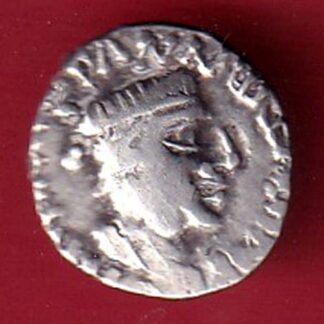 ANCIENT INDIA NAHAPAN DYNESTY KINGS PORTRAIT SILVER COIN- FC8862