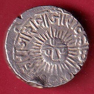 Indore State Shivaji Rao Holkar Sun Face ONE Rupee SILVER coiN - FC8871