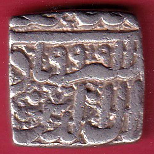 mughals AH 999 akbar ahmedabad mint one rupee silver coin - FC8872 - Image 2