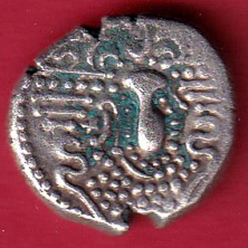 ANCIENT INDIA GADHAYA DYNASTY KING PORTRAIT COIN–FC8912