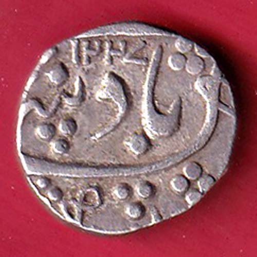 BARODA STATE AANAND RAO HALF RUPEE SILVER COIN - F9746