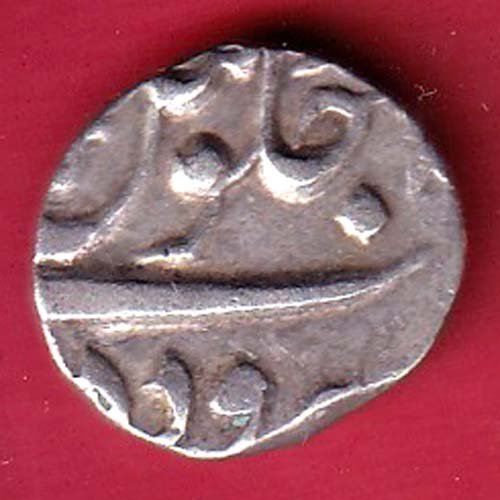 BARODA STATE AANAND RAO HALF RUPEE SILVER COIN - F9746 - Image 2