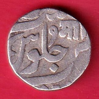 baroda state manaji one rupee silver coin- F9763