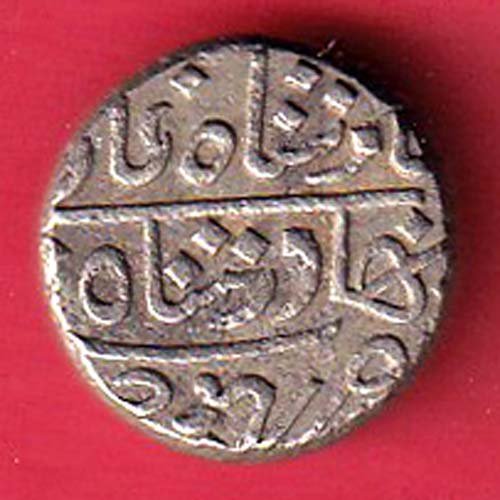 MUGHALS MOHD. AKBAR MAHMUDI SILVER COIN– f9784 - Image 2