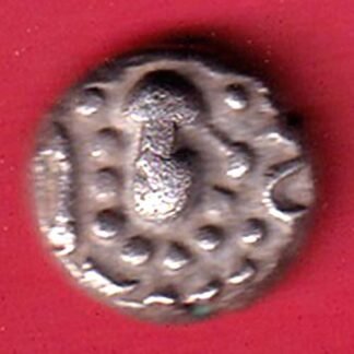 ANCIENT INDIA GADHAYA DYNASTY KING PORTRAIT COIN– f9792