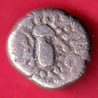 ANCIENT INDIA GADHAYA DYNASTY KING PORTRAIT COIN – F9799