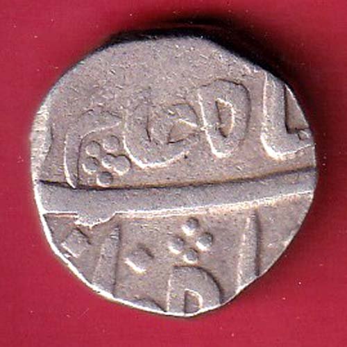 Baroda State Aanad Rao Gayakwad PETLAD MINT hindi “Aa” One Rupee silver coin– F9807 - Image 2