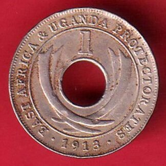 East Africa 1913  one Cents – Edward VII coin - F9829