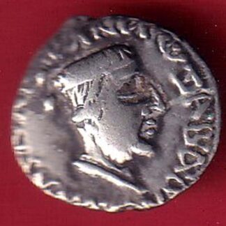 ANCIENT INDIA NAHAPAN DYNESTY KINGS PORTRAIT SILVER COIN- FC8936