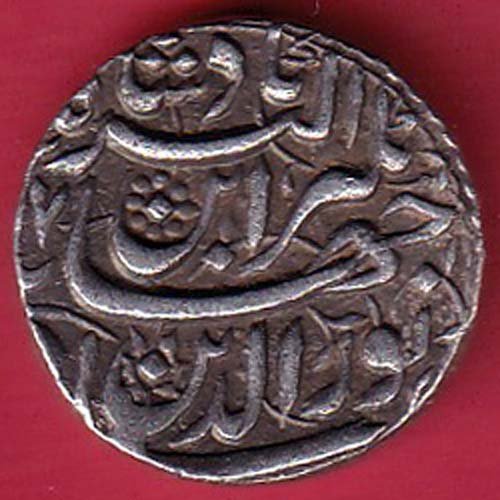 mughals jahangir ahmedabad mint one rupee silver coin – FC8970