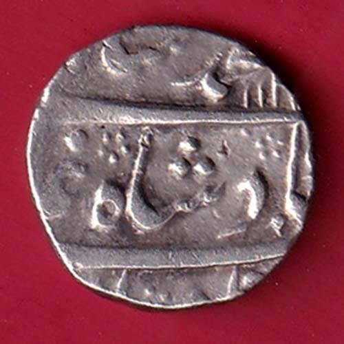 mughals ry 5 mo.shah arkat mint oner rupee silver coin – FC8986