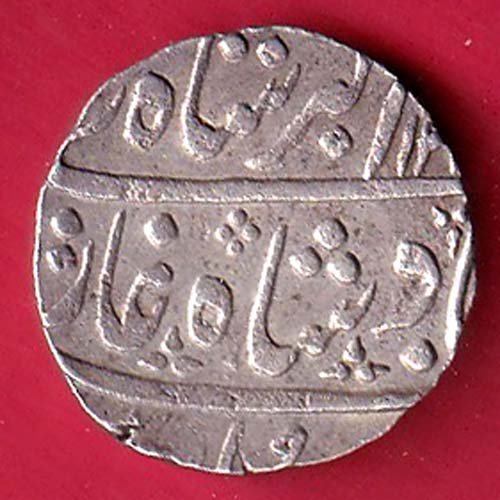 BOMBAY PRESIDENCY INO AKBARSHAH AHMEDABAD MINT ONE RUPEE SILVER COIN- FC9055 - Image 2