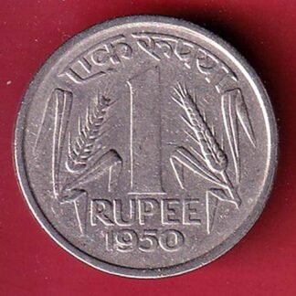 Government of India 1950 one rupee coin– FC9086