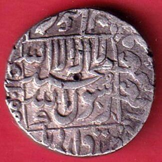 mughals shahjahan ahmedabad mint one rupee silver coin  – FC9111