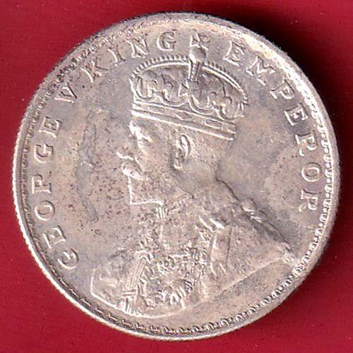 british india 1921 george v bombay mint one rupee silver coin – FC9133 - Image 2