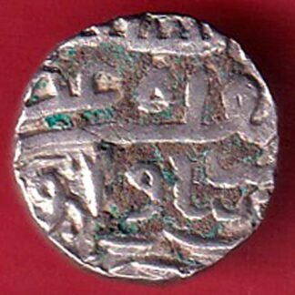 Mughals Akbar Gujarat Local Issue Half Tanka Rare Silver  –FC9182