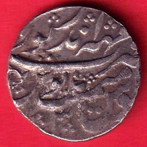 RARE VERIETY” Bharatpur state mahinder pur one rupee beautiful silve coin– oo5932