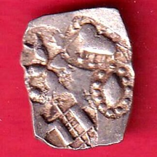“rare” Ancient Punch Marked Coinage from Godavari Valley Vidarbha Region - FC9378