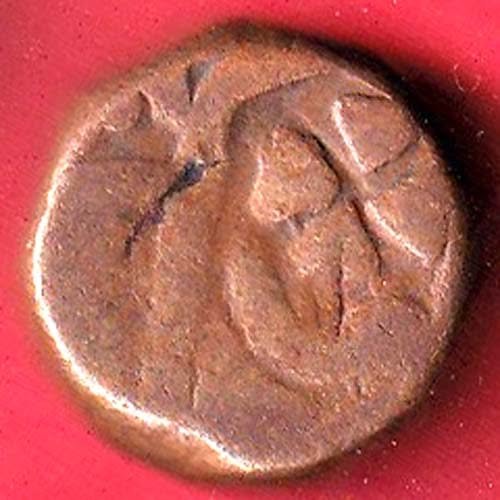 kishangadh state 1 takka copper coin- F9871 - Image 2