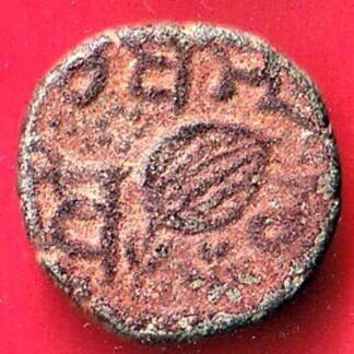 Sikh, Empire of Ranjit Singh Amritsar mint one rupee copper coin- F9893