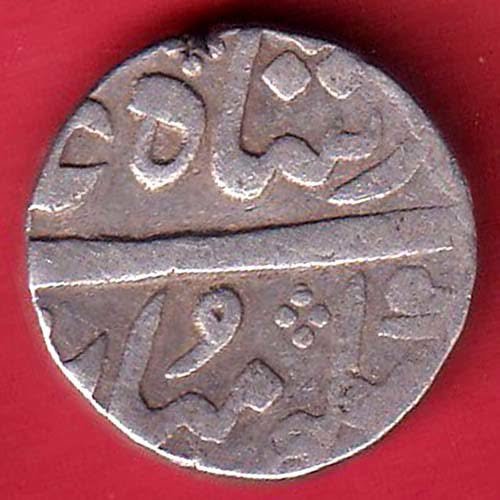 baroda state manaji one rupee silver coin:- FC9352 - Image 2