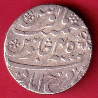 BENGAL PRESIDENCY INO SHAH ALAM II FARRUKHABAD MINT ONE RUPEE SILVER COIN- FC9403