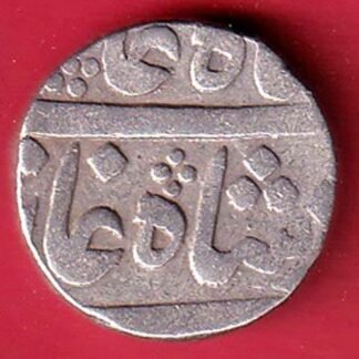baroda state manaji one rupee silver coin- FC9406