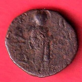 Kushan Empire Tetradrachm Kanishka I copper coin- FC9431