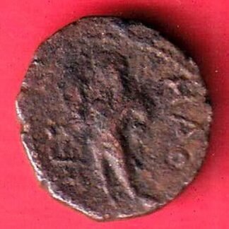 Kushan Empire Tetradrachm Kanishka I copper coin – FC9432