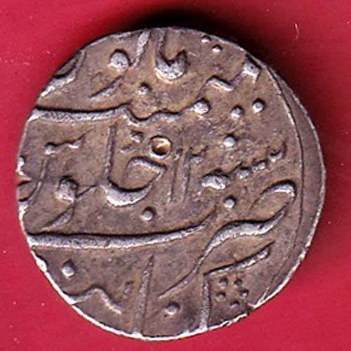 mughals ah 1142/ ry 12 mo.shah khambayat mint one rupee silver coin - FC9434
