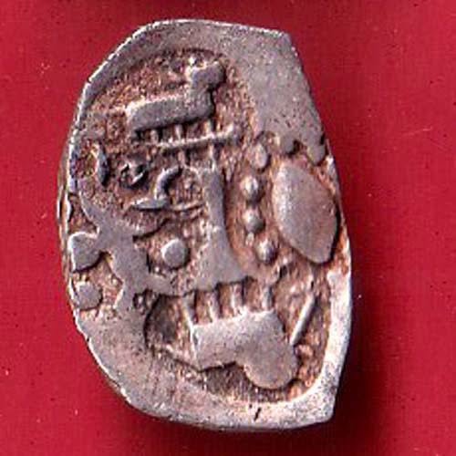 “rare” Ancient Punch Marked Coinage from Godavari Valley Vidarbha Region - FC9444