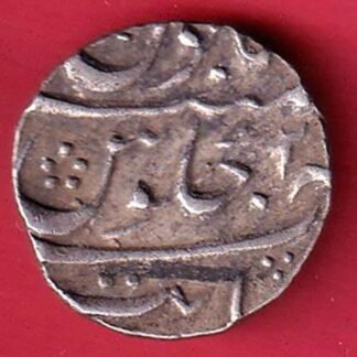 mughals ahmedshah khambayat mint one rupee silver coin - FC9445