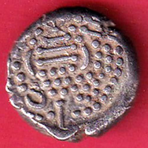 ANCIENT INDIA GADHAYA DYNASTY KING PORTRAIT COIN- F9877 - Image 2