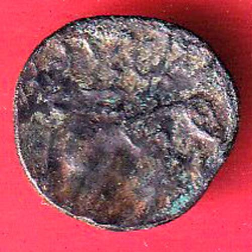 KADMBA OF BANVASI VERY NICE POTIN COIN- F9882 - Image 2