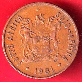 world coin : - south aftrica suid- afrik 1981 coin - F9891